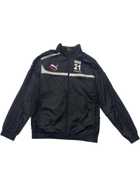Puma Αθλητικό Μπουφάν Track Jacket Sport Logo Μαύρο Ανδρικό S