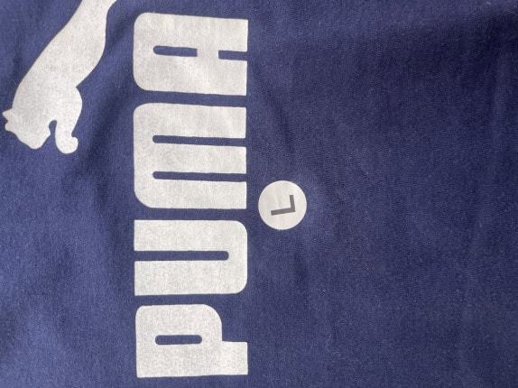 90s PUMA ΑΘΛΗΤΙΚΟ ΤΟΠ ΜΙΝΙΜΑΛ ΜΠΛΕ ΓΥΝΑΙΚΕΙΟ PRE OWNED L