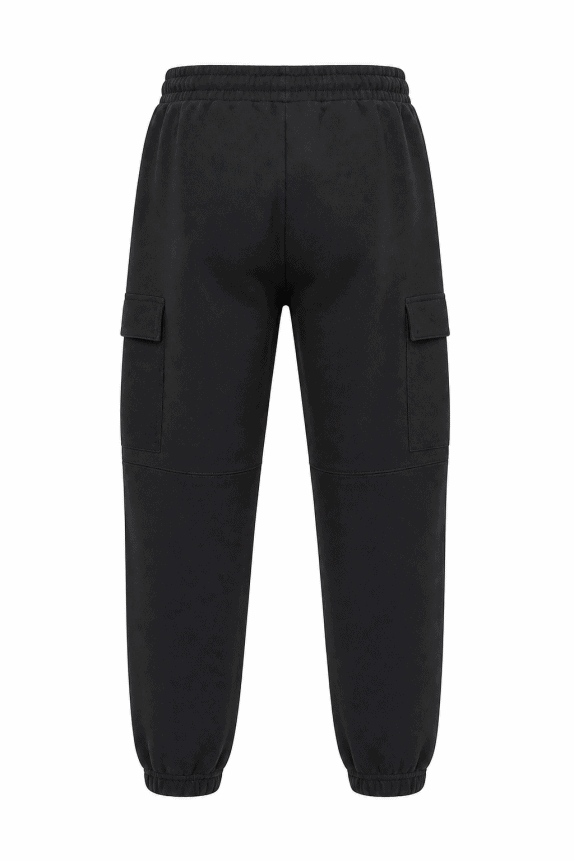 PUMA PANTALONI CARGO STREETWEAR NERO UOMO PRE OWNED S