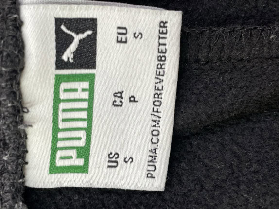 PUMA PANTALONI CARGO STREETWEAR NERO UOMO PRE OWNED S