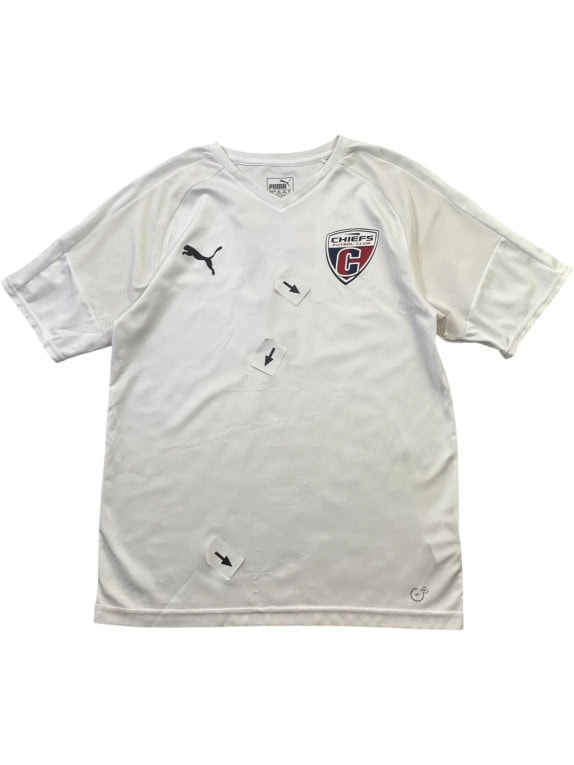 PUMA FOOTBALL JERSEY GRAPHIC WHITE ΑΝΤΡΙΚΟ PRE OWNED S