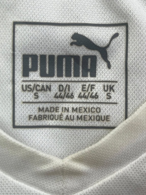 PUMA FOOTBALL JERSEY SPORTY WHITE ΑΝΤΡΙΚΟ PRE OWNED S
