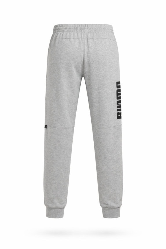 PUMA PANTALONI TUTA MINIMAL GRIGIO CHIARO UOMO PRE OWNED L