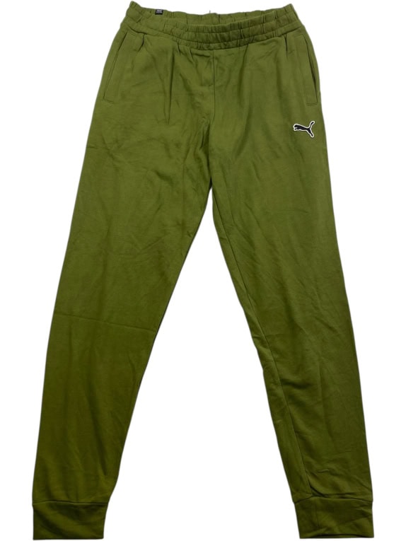 Puma Φόρμα Παντελόνι Casual Logo Χακί Unisex M