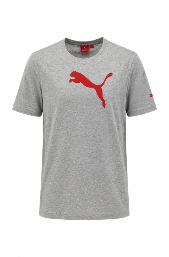 PUMA T SHIRT MINIMAL GRIGIO UOMO PRE OWNED Μ