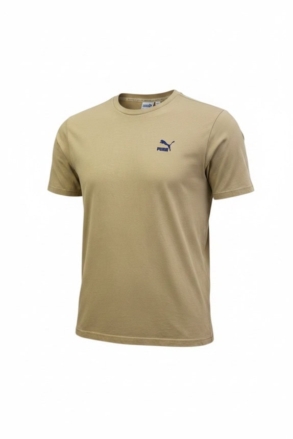 PUMA GRAPHIC TEE RETRO BEIGE MEN PRE OWNED M