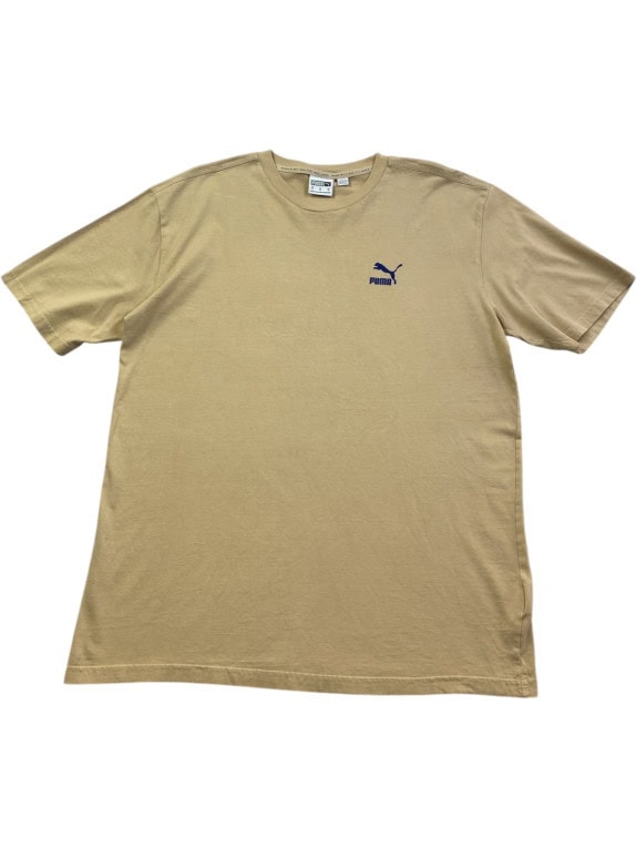 PUMA GRAPHIC TEE RETRO BEIGE MEN PRE OWNED M