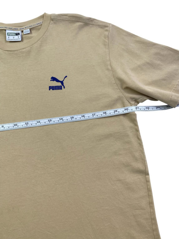 PUMA GRAPHIC TEE RETRO BEIGE MEN PRE OWNED M