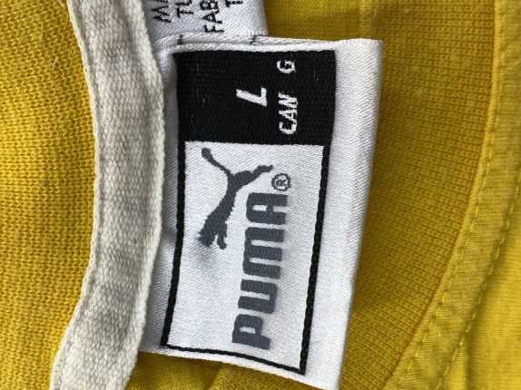 PUMA 90s T SHIRT GRAPHIC CASUAL GIALLO UOMO PRE OWNED L