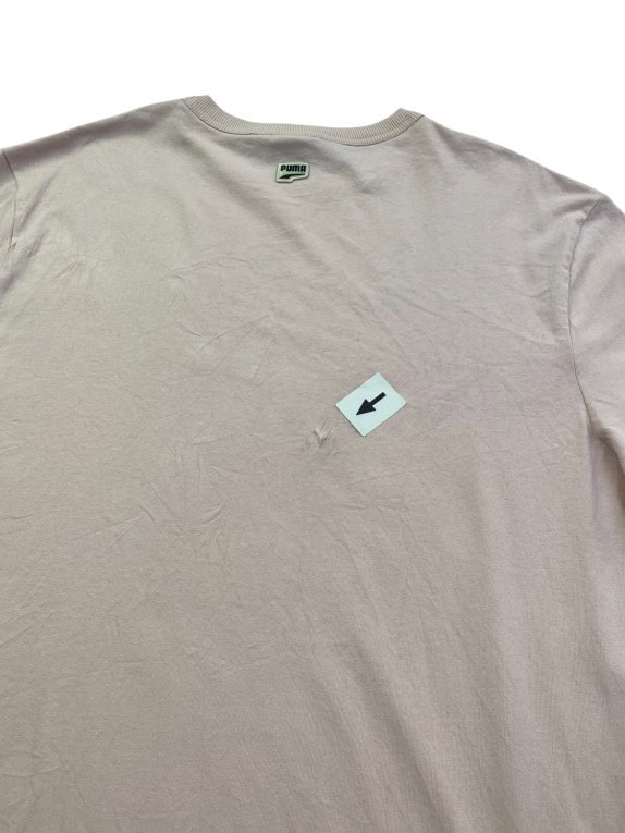 PUMA GRAPHIC TEE RETRO BEIGE UNISEX PRE OWNED XL