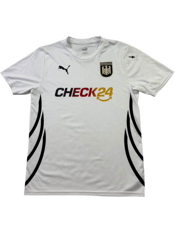 PUMA GRAPHIC TEE SPORTSWEAR WHITE MENS PRE OWNED M