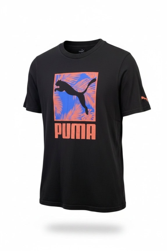 PUMA GRAPHIC TEE STREETWEAR BLACK ΑΝΤΡΙΚΟ PRE OWNED M