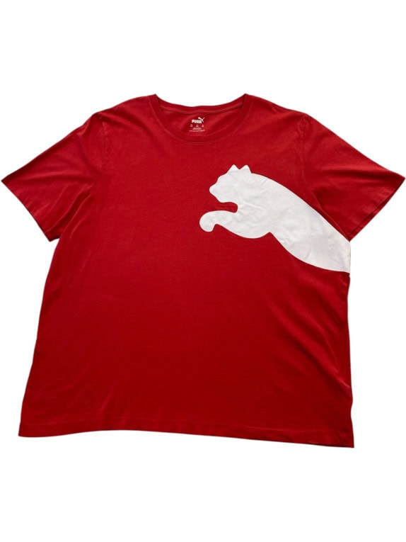 PUMA T SHIRT GRAPHIC STREETWEAR ROSSO UOMO PRE OWNED XXL