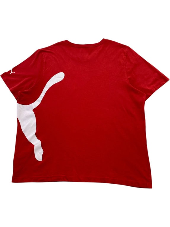 PUMA T SHIRT GRAPHIC STREETWEAR ROSSO UOMO PRE OWNED XXL