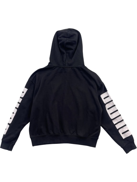 Puma Hoodie Big Logo Μαύρο Unisex S