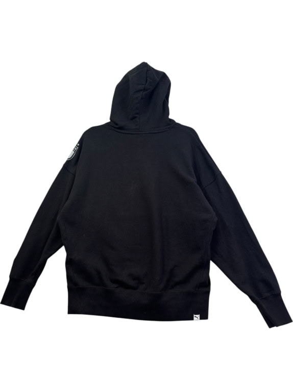 PUMA HOODIE GRAPHIC BLACK UNISEX PRE OWNED M