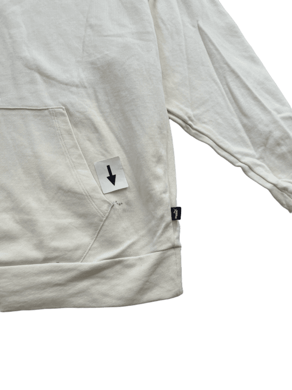 PUMA HOODIE MINIMAL CREAM MEN PRE OWNED L