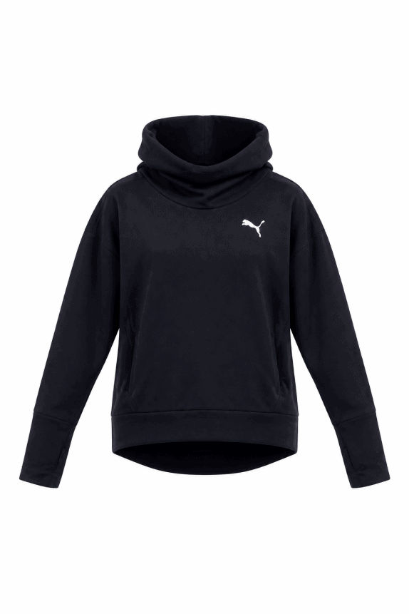 PUMA HOODIE MINIMAL ΜΑΥΡΟ ΑΝΤΡΙΚΟ PRE OWNED M