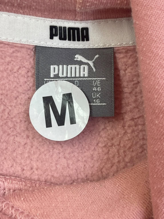 PUMA HOODIE SPORTSWEAR ΡΟΖ ΓΥΝΑΙΚΕΙΟ PRE OWNED M