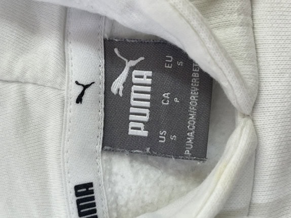 PUMA HOODIE STREETWEAR WHITE ΑΝΤΡΙΚΟ PRE OWNED S