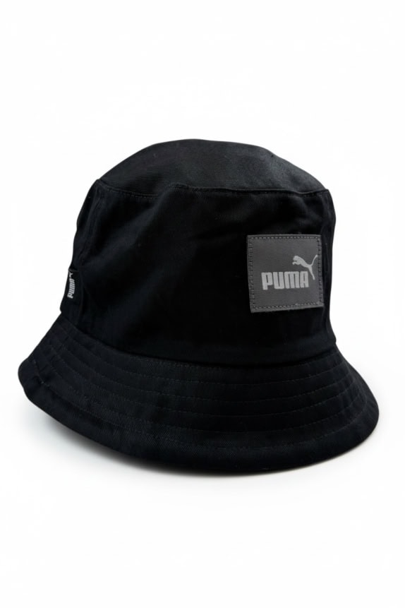 PUMA ΚΑΠΕΛΟ BUCKET REVERSIBLE LOGO PATCH ΜΑΥΡΟ/ΓΚΡΙ UNISEX ONE SIZE