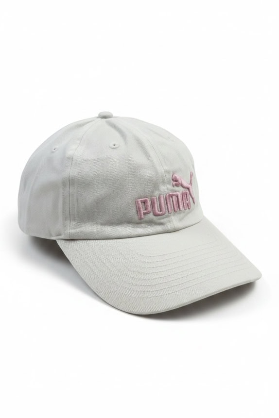 PUMA ΚΑΠΕΛΟ EMBROIDERED BIG LOGO ΛΕΥΚΟ / ΡΟΖ UNISEX ONE SIZE