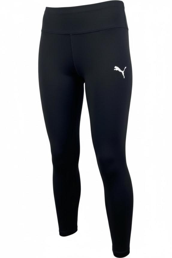 PUMA Leggings Athletic Logo Nero da Donna S