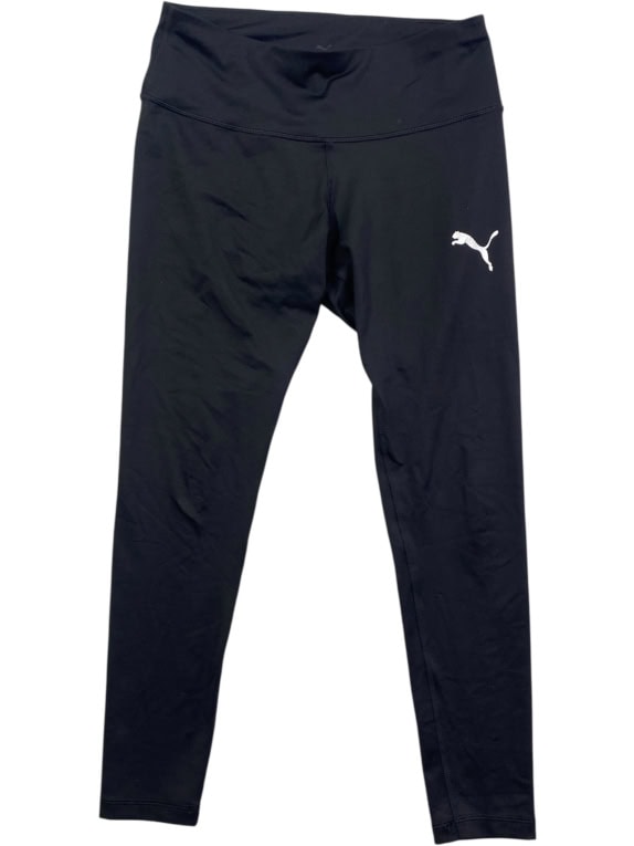 PUMA Leggings Athletic Logo Nero da Donna S