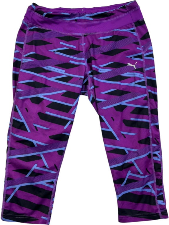PUMA LEGGINGS ATHLETIC MULTICOLORE DONNA PRE OWNED M