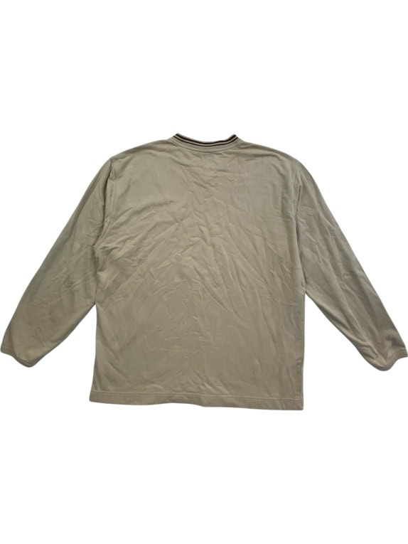 PUMA LONG SLEEVE SHIRT VINTAGE LOGO BEIGE UNISEX XL