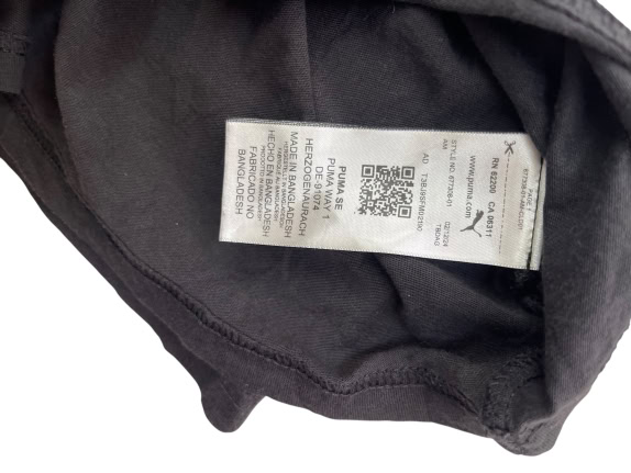 PUMA ΜΠΛΟΥΖΑΚΙ ΜΑΥΡΟ ΑΝΤΡΙΚΟ L pre-owned