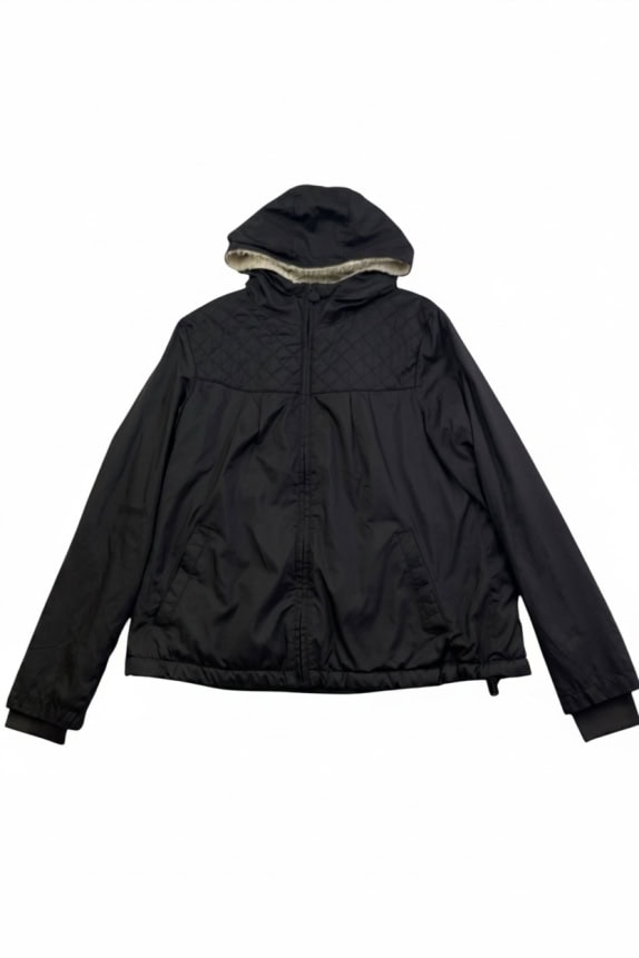 PUMA ΜΠΟΥΦΑΝ ΜΕ ΚΟΥΚΟΥΛΑ QUILTED ΛΕΠΤΟΜΕΡΕΙΑ ΜΑΥΡΟ ΓΥΝΑΙΚΕΙΟ L