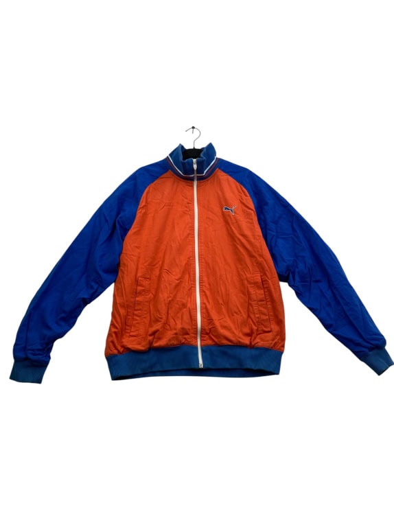 PUMA Giacca Track Vintage con logo Blu/Arancione da uomo M