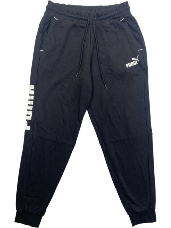 PUMA pantaloni tuta logo neri da uomo S