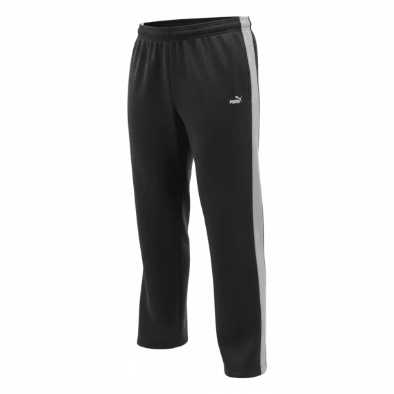 Puma Παντελόνι Φόρμας Μαύρο με Γκρι Ρίγες Unisex XS