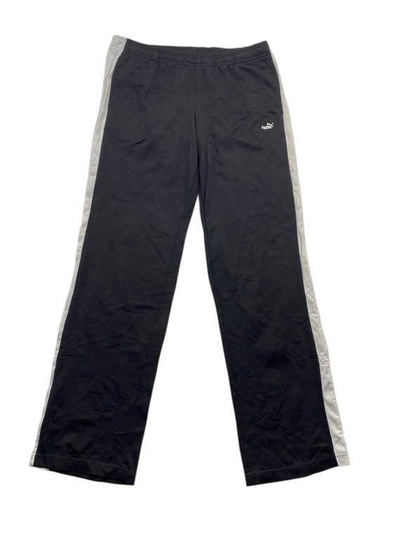 Puma Παντελόνι Φόρμας Μαύρο με Γκρι Ρίγες Unisex XS