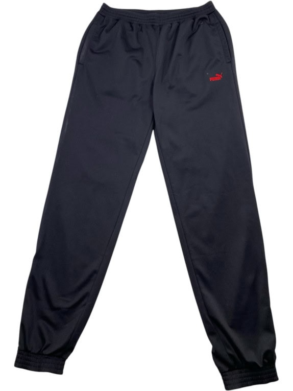 PUMA PANTALONI TUTA SPORTSWEAR NERO UOMO PRE OWNED L