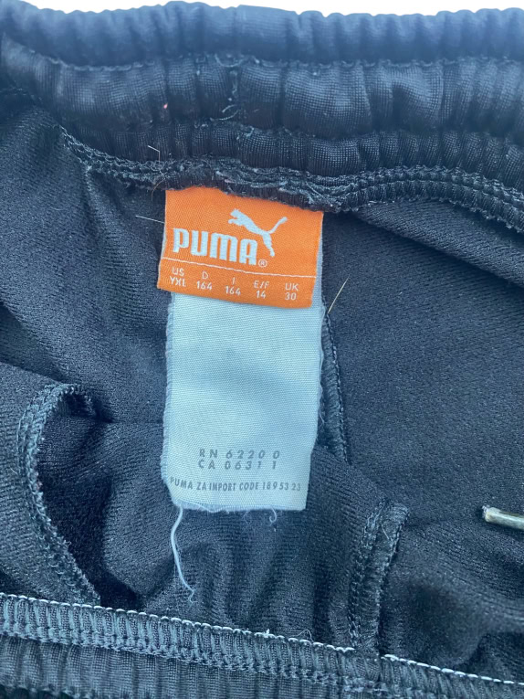 Puma Παντελόνι Φόρμας Trackpants SPORT Logo Μαύρο Ανδρικό S