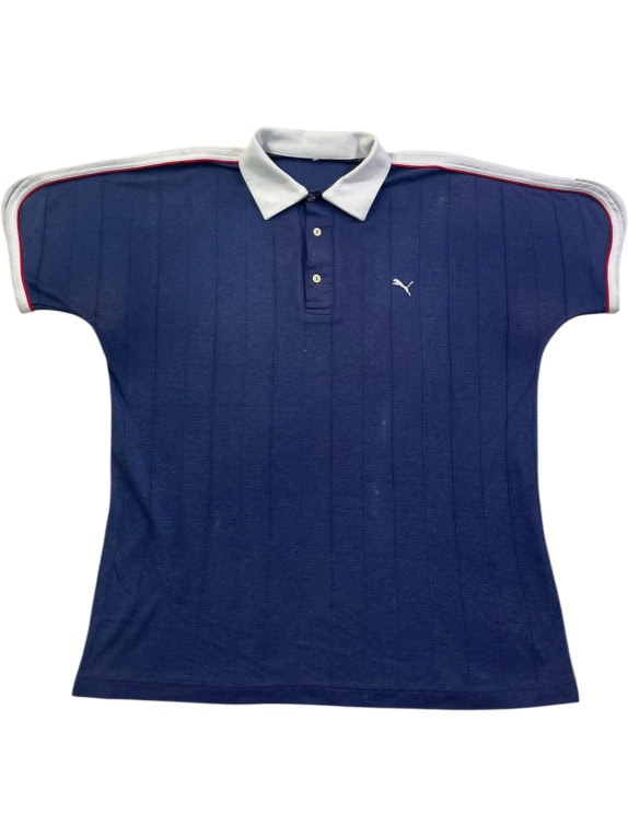 PUMA ΠΟΛΟ T SHIRT RETRO ΜΠΛΕ ΓΥΝΑΙΚΕΙΟ PRE OWNED M