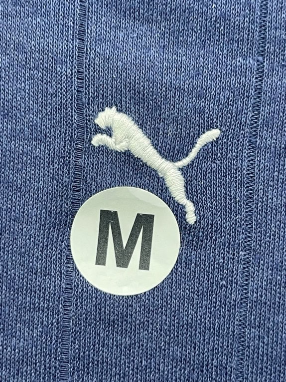 PUMA ΠΟΛΟ T SHIRT RETRO ΜΠΛΕ ΓΥΝΑΙΚΕΙΟ PRE OWNED M