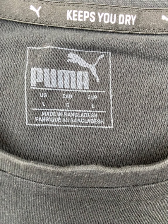 PUMA "FOREVER FASTER" ΑΘΛΗΤΙΚΟ T-SHIRT LOGO PRINT ΜΑΥΡΟ ΑΝΔΡΙΚΟ LARGE