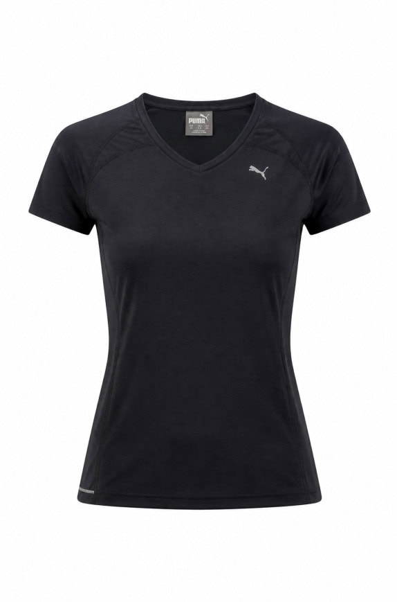 PUMA RUNNING T SHIRT MINIMAL ΜΑΥΡΟ ΓΥΝΑΙΚΕΙΟ PRE OWNED M