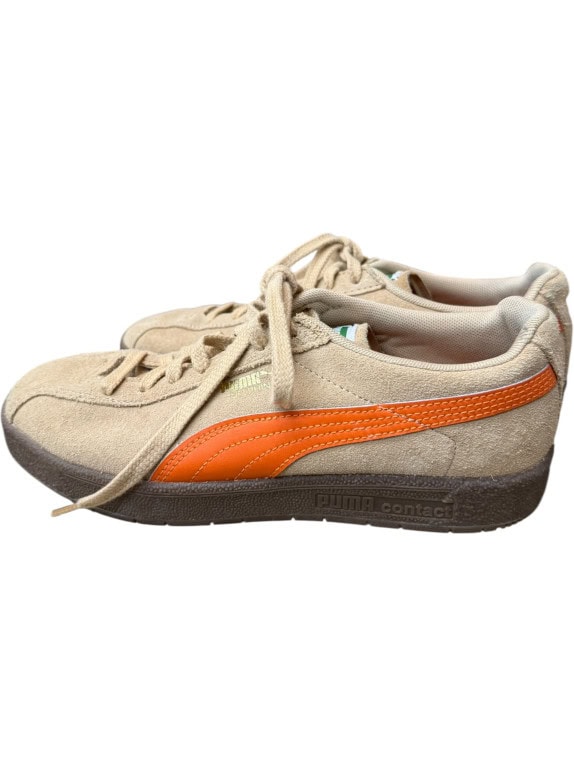 PUMA SNEAKERS DELPHIN STILE VINTAGE CON LOGO ARANCIONE BEIGE UNISEX 38,5