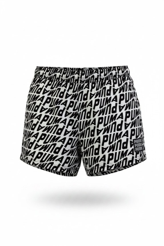 PUMA ΣΟΡΤΣ SWIMWEAR GRAPHIC ΜΑΥΡΟ ΑΣΠΡΟ ΑΝΤΡΙΚΟ PRE OWNED L