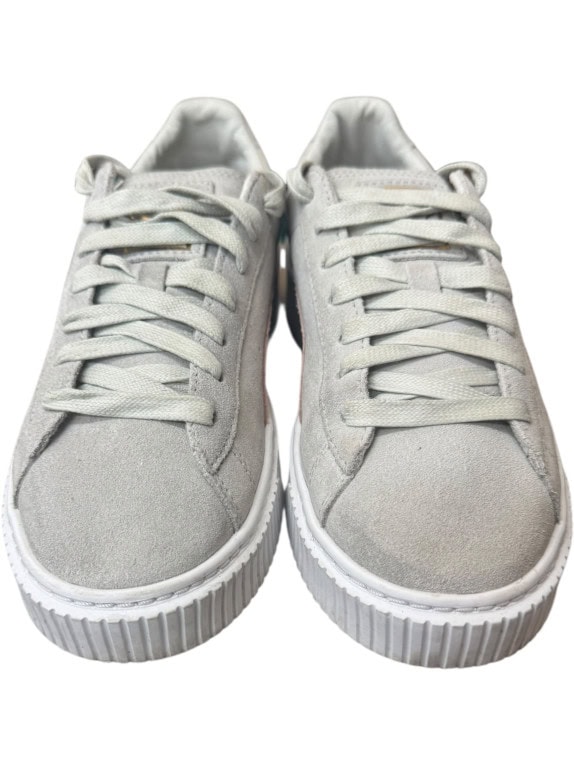 PUMA SUEDE PLATFORM VINTAGE LOGO GREY/PINK ΓΥΝΑΙΚΕΙΟ 38.5