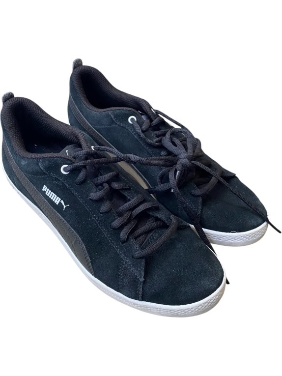 Puma Black Suede Sneakers