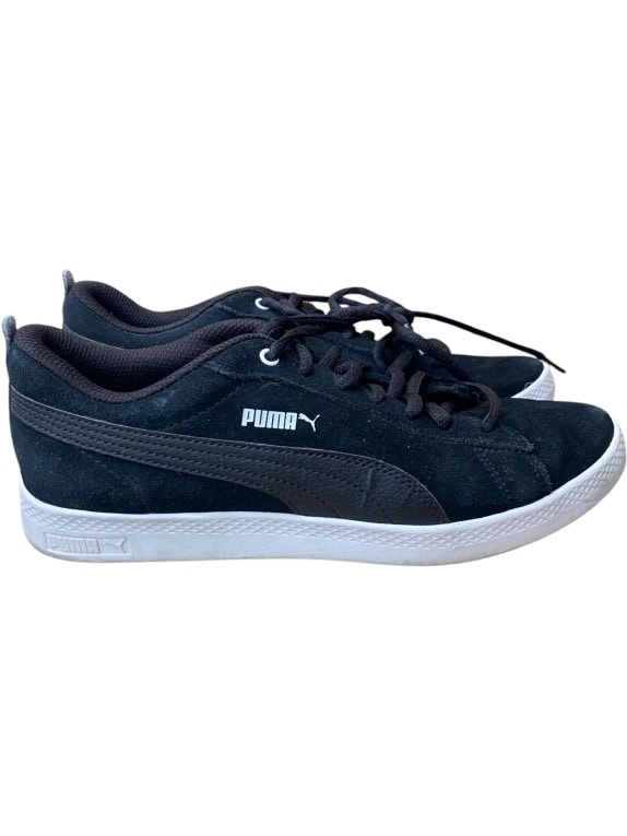 Puma Black Suede Sneakers