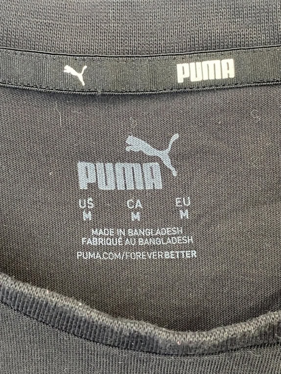 PUMA T SHIRT ATHLETIC ΜΑΥΡΟ ΑΝΤΡΙΚΟ PRE OWNED M