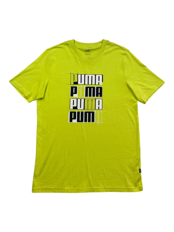PUMA T-SHIRT CASUAL GRAPHIC ΛΟΓΟΤΥΠΟ ΛΑΧΑΝΙ ΑΝΔΡΙΚΟ M