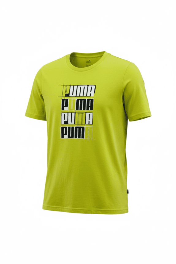 PUMA T-SHIRT CASUAL GRAPHIC ΛΟΓΟΤΥΠΟ ΛΑΧΑΝΙ ΑΝΔΡΙΚΟ M